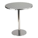 table de bar aluminium