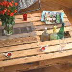 table de bar en palette