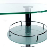 table de bar en verre