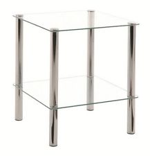 table de bar glass disc