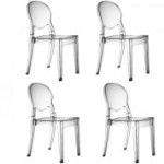 table de bar glass disc