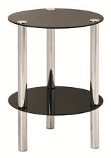 table de bar glass disc