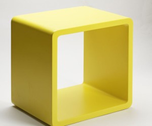 table de chevet jaune