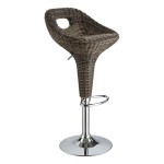 tabouret de bar en rotin