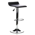 tabouret de bar noir simili cuir