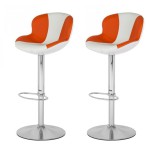 tabouret de bar orange