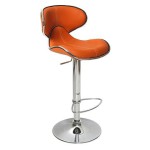 tabouret de bar orange