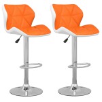 tabouret de bar orange