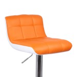 tabouret de bar orange