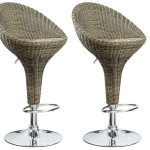 tabouret de bar osier