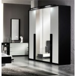 armoire chambre noir et blanc