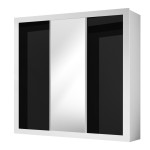 armoire chambre noir et blanc