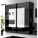 armoire chambre noir et blanc