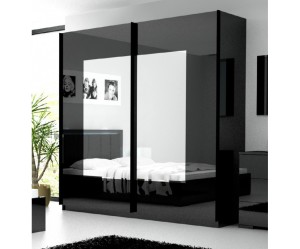armoire chambre noir et blanc