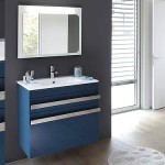 armoire salle de bain bleu