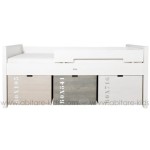 banc de lit a roulette