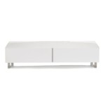 banc de lit blanc laque
