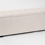 banc de lit capitonne