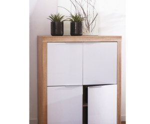 buffet de cuisine bois blanc