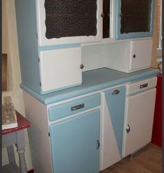 buffet de cuisine vintage mado