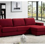 canape d'angle rouge