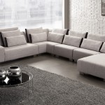 canape d'angle tissu en u