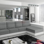 canape d'angle tissu en u
