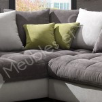 canape d'angle tissu en u