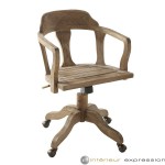 chaise de bureau bois