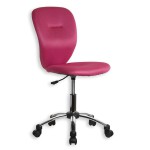 chaise de bureau rose pas cher
