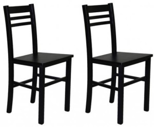 chaise de cuisine noire