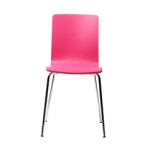 chaise de cuisine rose