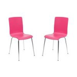 chaise de cuisine rose