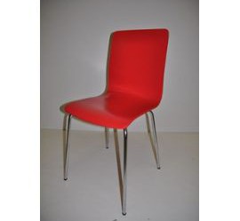 chaise de cuisine rouge design