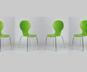 chaise de cuisine verte