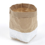 corbeille en papier kraft