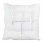 galette de chaise blanc