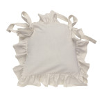 galette de chaise blanc