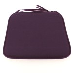 galette de chaise prune