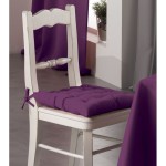 galette de chaise prune