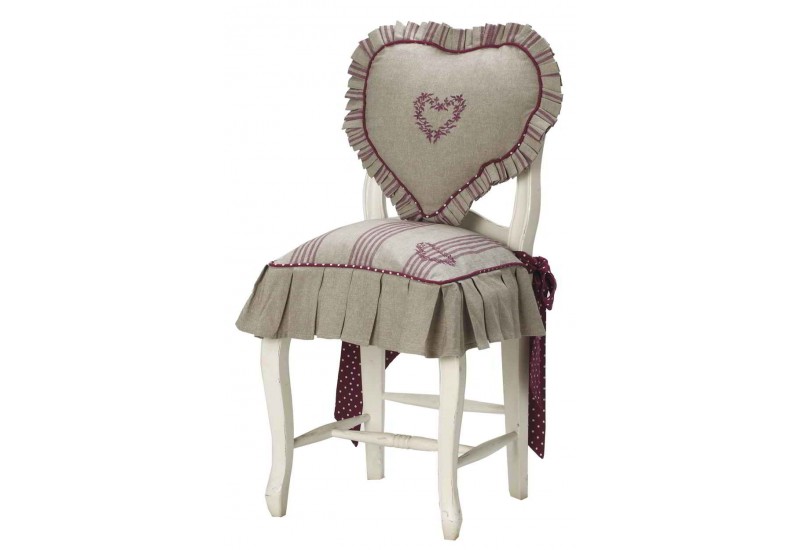 galette de chaise prune