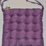 galette de chaise prune