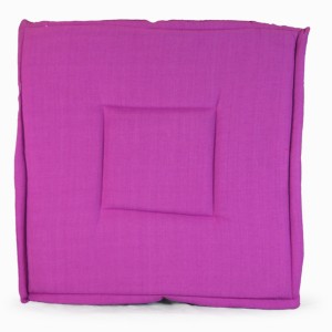 galette de chaise violette