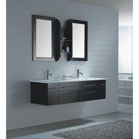 meuble salle de bain wenge pas cher