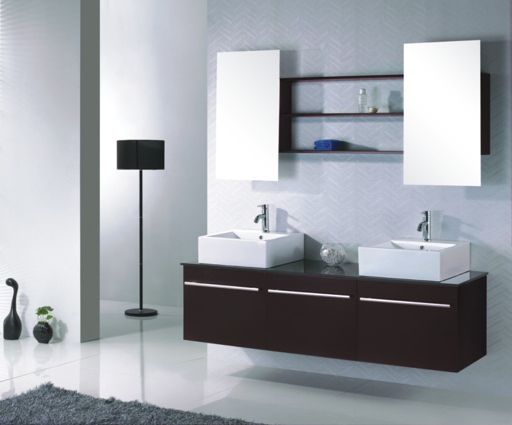 meuble salle de bain wenge pas cher