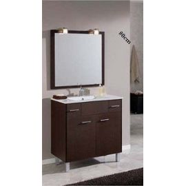 meuble salle de bain wenge pas cher