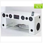 meuble tv avec haut parleur integre