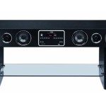 meuble tv avec haut parleur integre