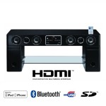 meuble tv avec haut parleur integre