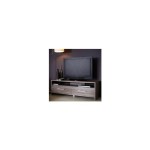 meuble tv bas en bois 2 tiroirs + 1 niche l138.6xp42.3xh45.9cm stanley